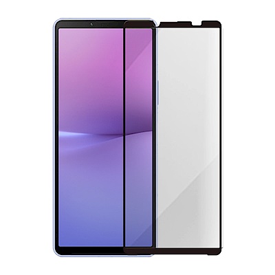 Metal-Slim Sony Xperia 10 V 全膠滿版9H鋼化玻璃貼-晶鑽黑