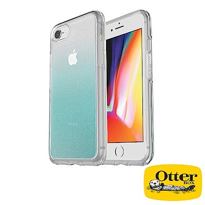 OtterBox iPhone7 / iPhone8炫彩幾何透明保護殼-漸層透藍