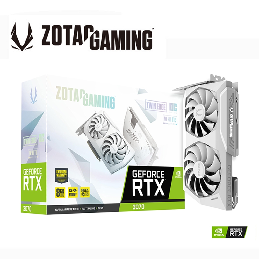 ZOTAC GAMING RTX 3070 Twin Edge OC White Edition LHR (ZT-A30700J