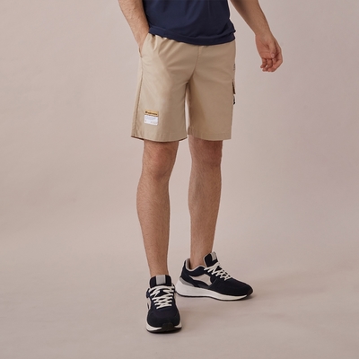 GIORDANO 男裝涼感快乾工裝短褲 G-MOTION系列 - 88 胡椒卡其