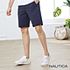 Nautica 男裝 質感直筒休閒短褲深藍 product thumbnail 1