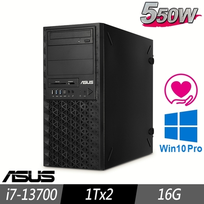 (W10P會計系統專用機)ASUS 華碩 WS760T 工作站 i7-13700/16G/1TBx2/550W/W10P