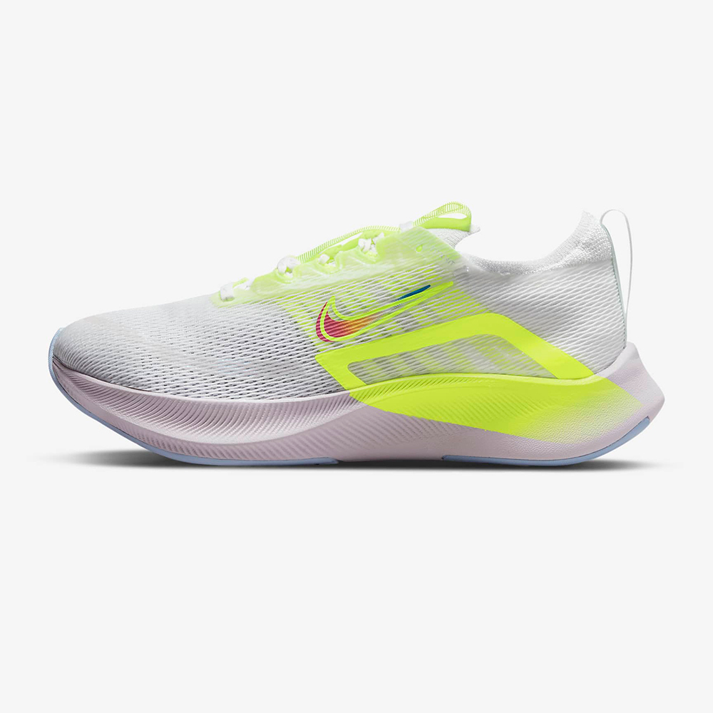 Nike Wmns Zoom Fly 4 PRM [DN2658-101] 女 慢跑鞋 運動 路跑 訓練 透氣 白 螢黃