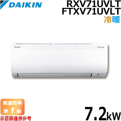 【daikin大金】大關u系列 10-12坪 r32變頻分離式冷暖冷氣 rxv71uvlt/ftxv71uvlt ★現買現折