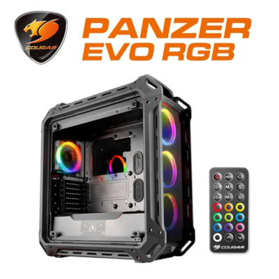 COUGAR 美洲獅 PANZER EVO RGB 4面全景鋼化玻璃機箱 直立式電競機殼