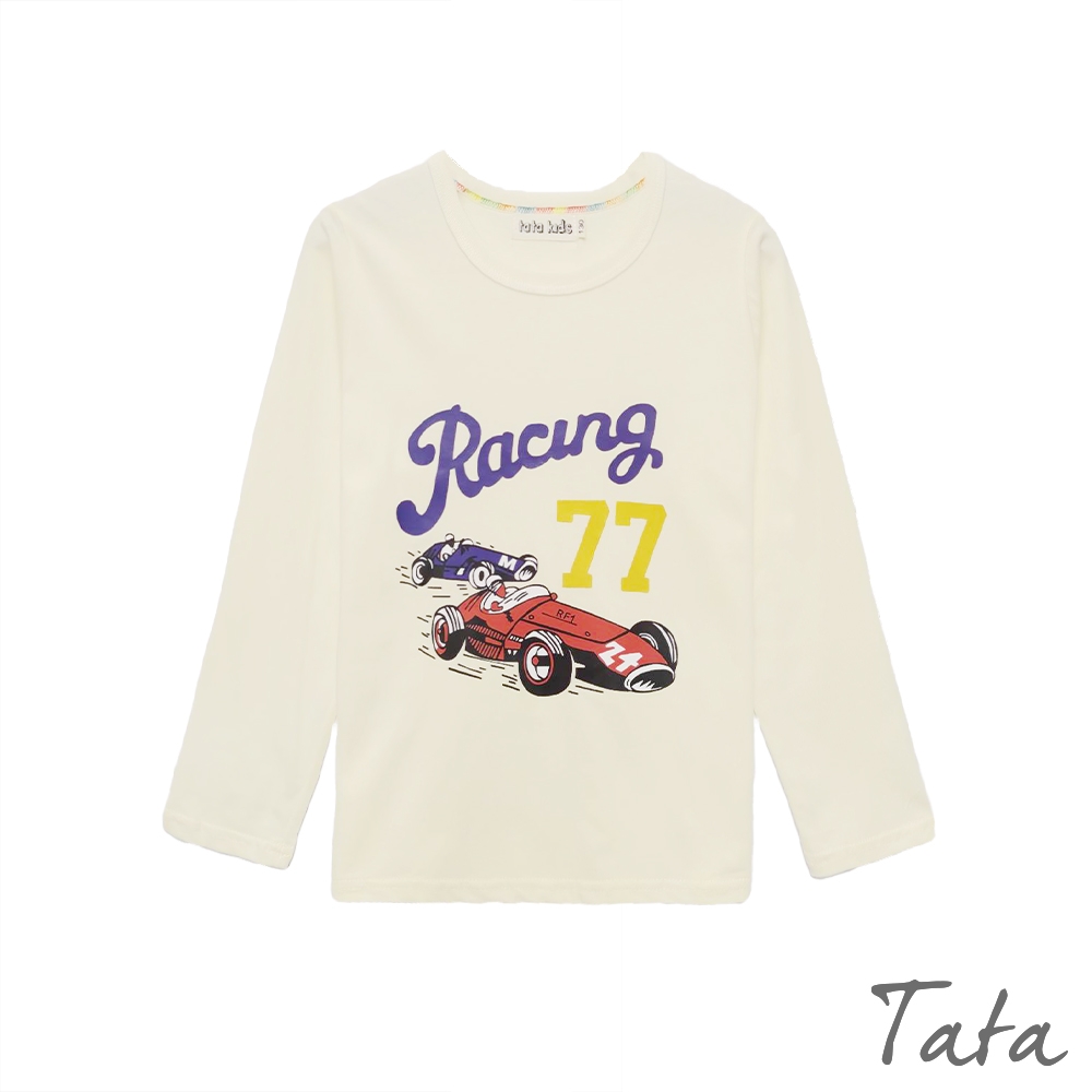 TATA KIDS 童裝 77號賽車圖案T恤