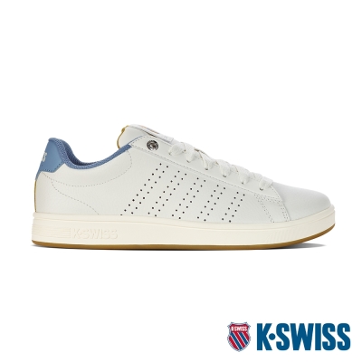 K-SWISS Base Court時尚運動鞋-男-白/藍/芥末黃