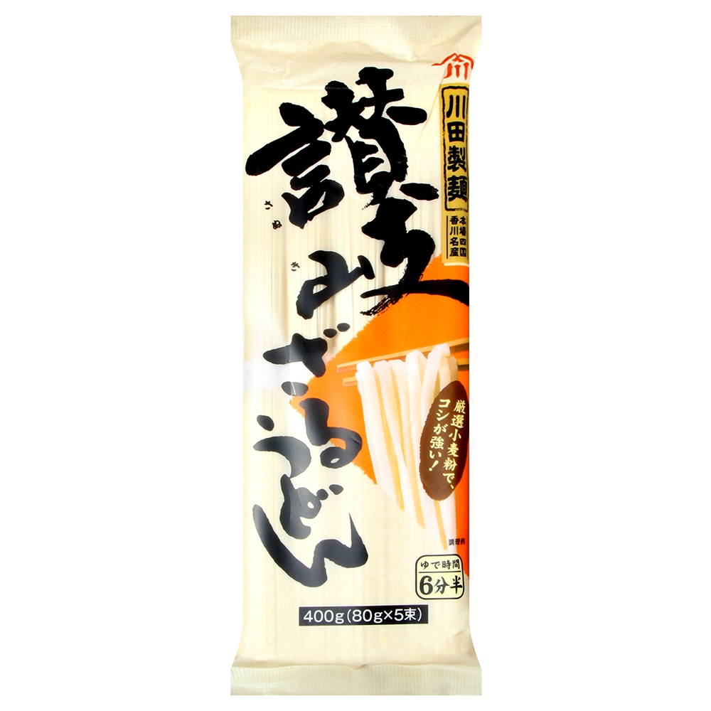 日清製粉 川田讚岐寬烏龍麵(400g)