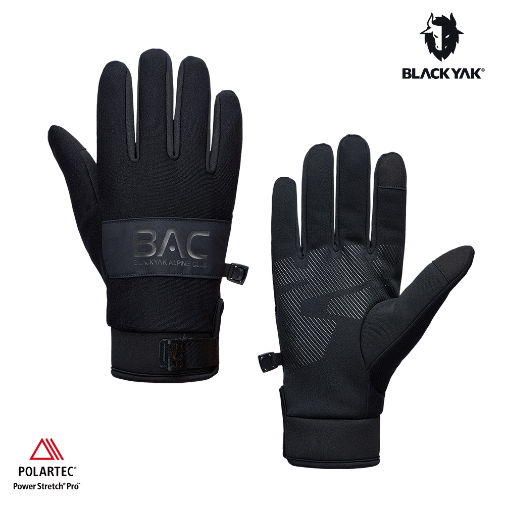 韓國BLACK YAK ALPINE POLARTEC保暖手套[黑色]BYBB2NAN03(秋冬 觸控手套 保暖手套 中性款)