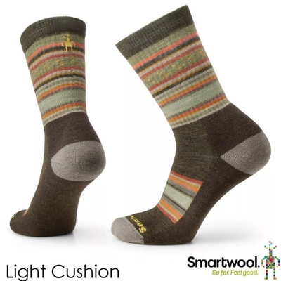 【SmartWool】美麗諾羊毛 Merino Wool 機能戶外全輕量減震日著中長襪(2雙入)_SW001738-D11 軍風橄綠