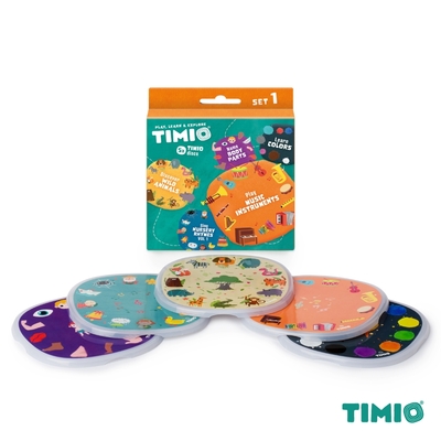 【Timio】 互動遊戲盤 成長探索套組 Set 1