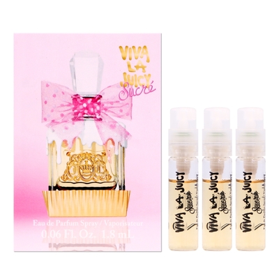 Juicy Couture Viva La Juicy 蛋糕甜心女性淡香精 1.8ml 針管 *3入組