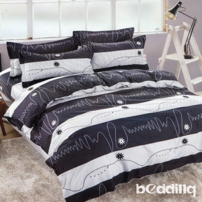 BEDDING-活性印染 特大6x7尺床包三件組-流光歲月