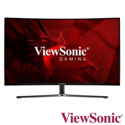 [無卡分期12期]ViewSonic VX3258-2KPC-mhd 32型曲面電競螢幕