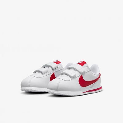 NIKE 運動鞋 童鞋 中童 兒童 阿甘鞋 魔鬼氈 CORTEZ BASIC SL PSV 白紅 904767-101