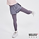 Mollifix 瑪莉菲絲 拼網透氣雙層訓練褲_KIDS (日暮灰)、瑜珈服、Leggin product thumbnail 1