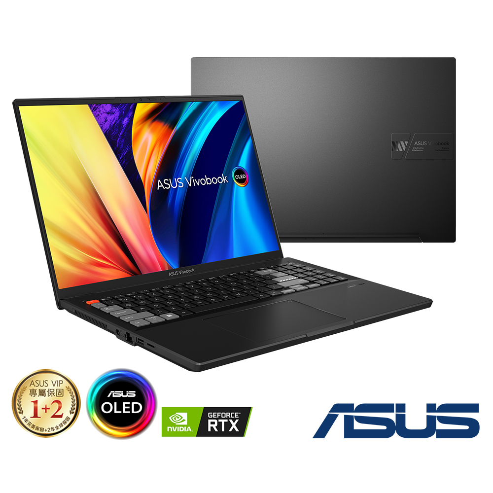 ASUS N7601ZW 16吋4K筆電 (i7-12700H/RTX3070Ti/32G/1TB SSD/零度黑/Vivobook Pro 16X OLED)