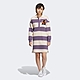 adidas 洋裝 女款 運動洋裝 長版上衣 亞規 三葉草 MC POLO DRESS 紫 IN1061 product thumbnail 1