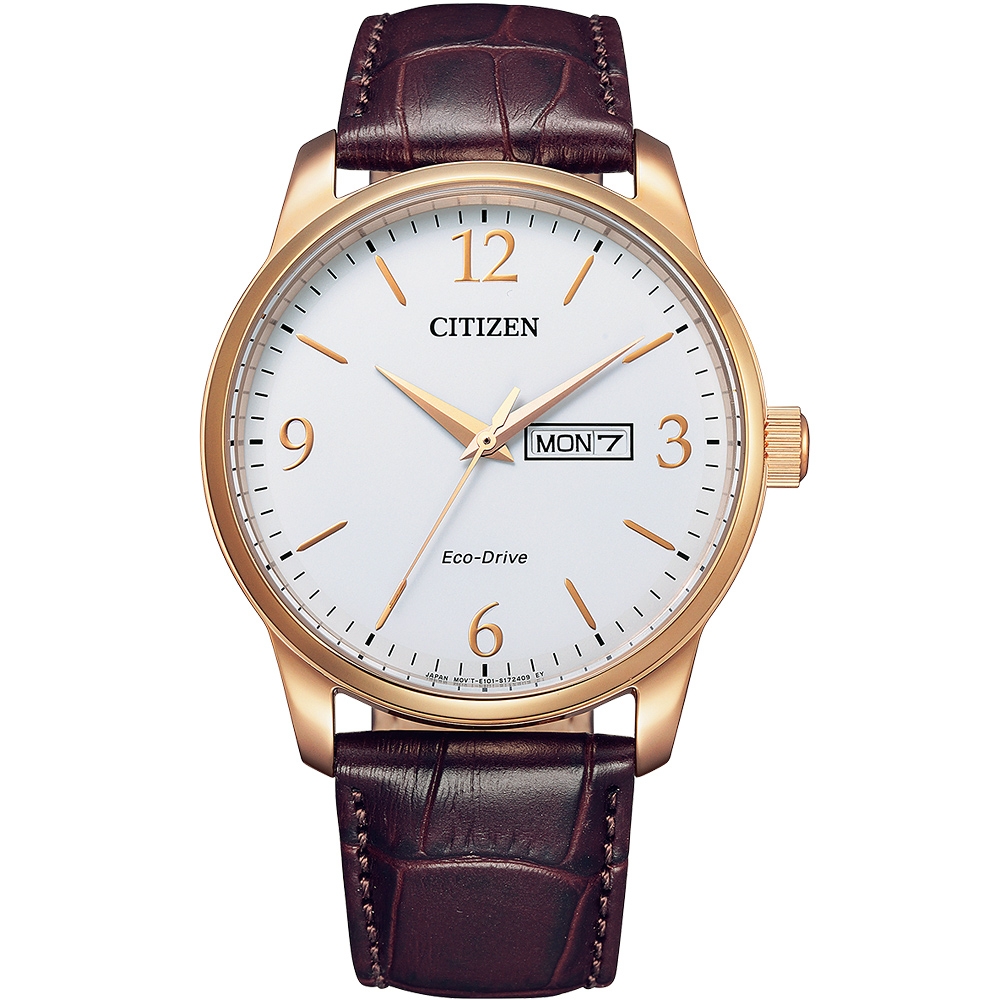 CITIZEN 星辰 光動能城市日曆手錶 BM8553-16A