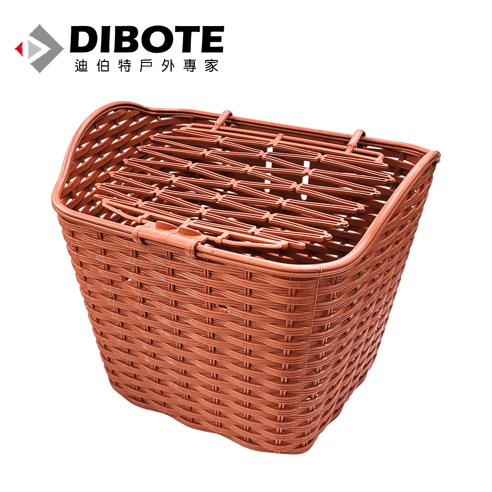 迪伯特DIBOTE 高強度有蓋防藤自行車籃 菜籃
