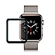 GLA Apple Watch Series 3/2/1 38mm全膠曲面滿版玻璃貼(黑) product thumbnail 1