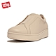 【FitFlop】RALLY ELASTIC TUMBLED-LEATHER SLIP-ON SNEAKERS易穿脫時尚休閒鞋-女(白石色) product thumbnail 1