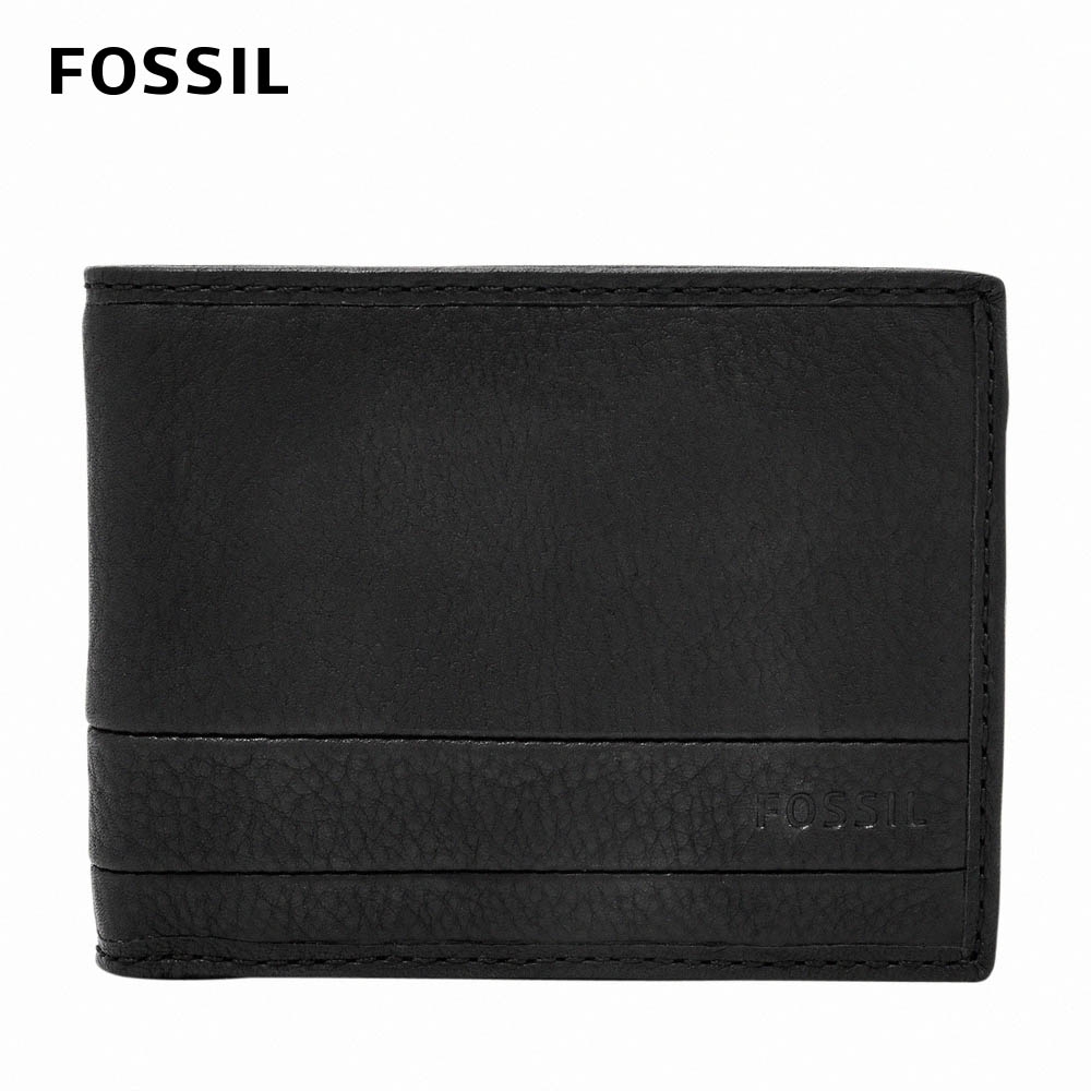 FOSSIL Lufkin 零錢袋短夾-黑色 SML1391001 product image 1