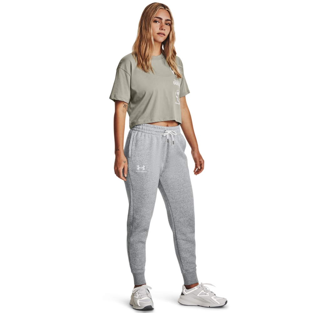 Under Armour Essential Fleece Women's Track Pants Grey 1373034-011