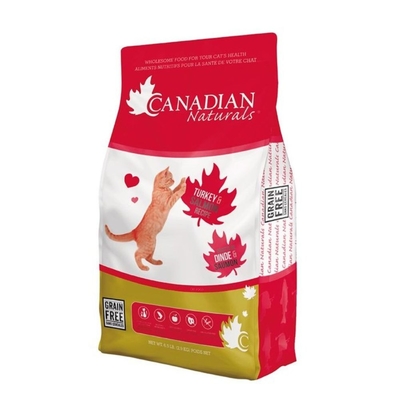 Canadian Naturals加拿大楓沛貓&皮毛保健配方-火雞肉+鮭魚 3LB (1.4KG) x 2入組(送UCAT貓 400g 隨機*1包)