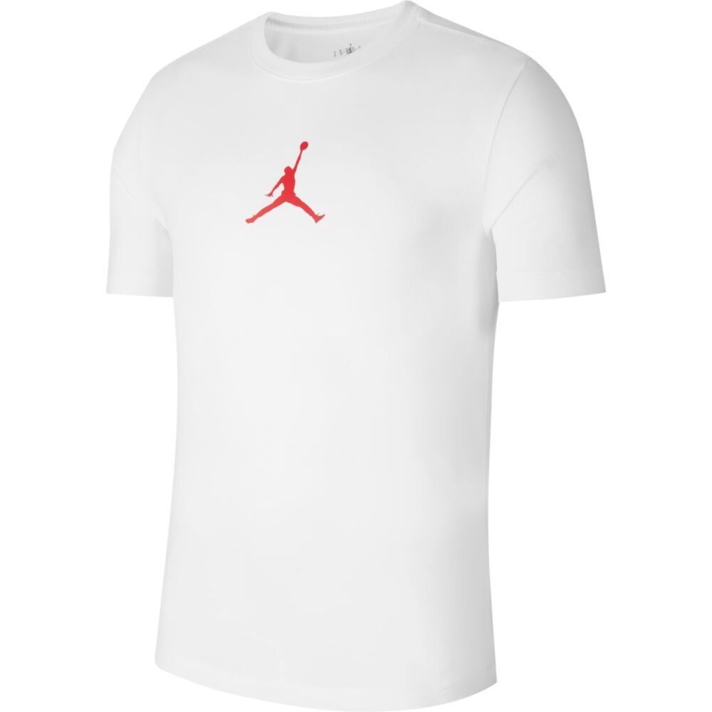 Nike As M J Jumpman Df Ss Crew [CW5191-101] 男 短袖 上衣 喬丹 白紅