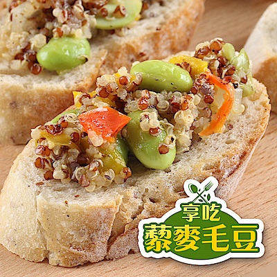 (任選)愛上新鮮-享吃養生黎麥毛豆(200g/包)