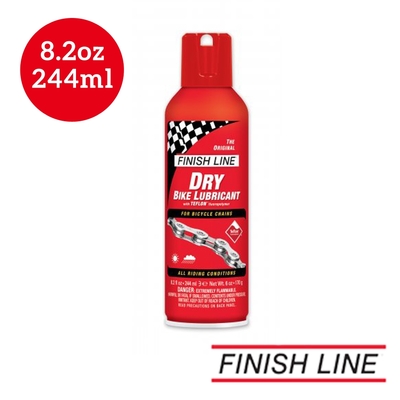 《Finish Line》乾性潤滑劑 Teflon Plus Dry 8.2oz/244ml 噴射頭 鏈條清潔/油品/單車潤滑/自行車