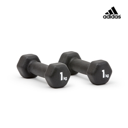 Adidas六角健身啞鈴(1kg)一組