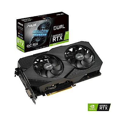 華碩 DUAL GeForce RTX™ 2060 O6G GAMING EVO顯示卡