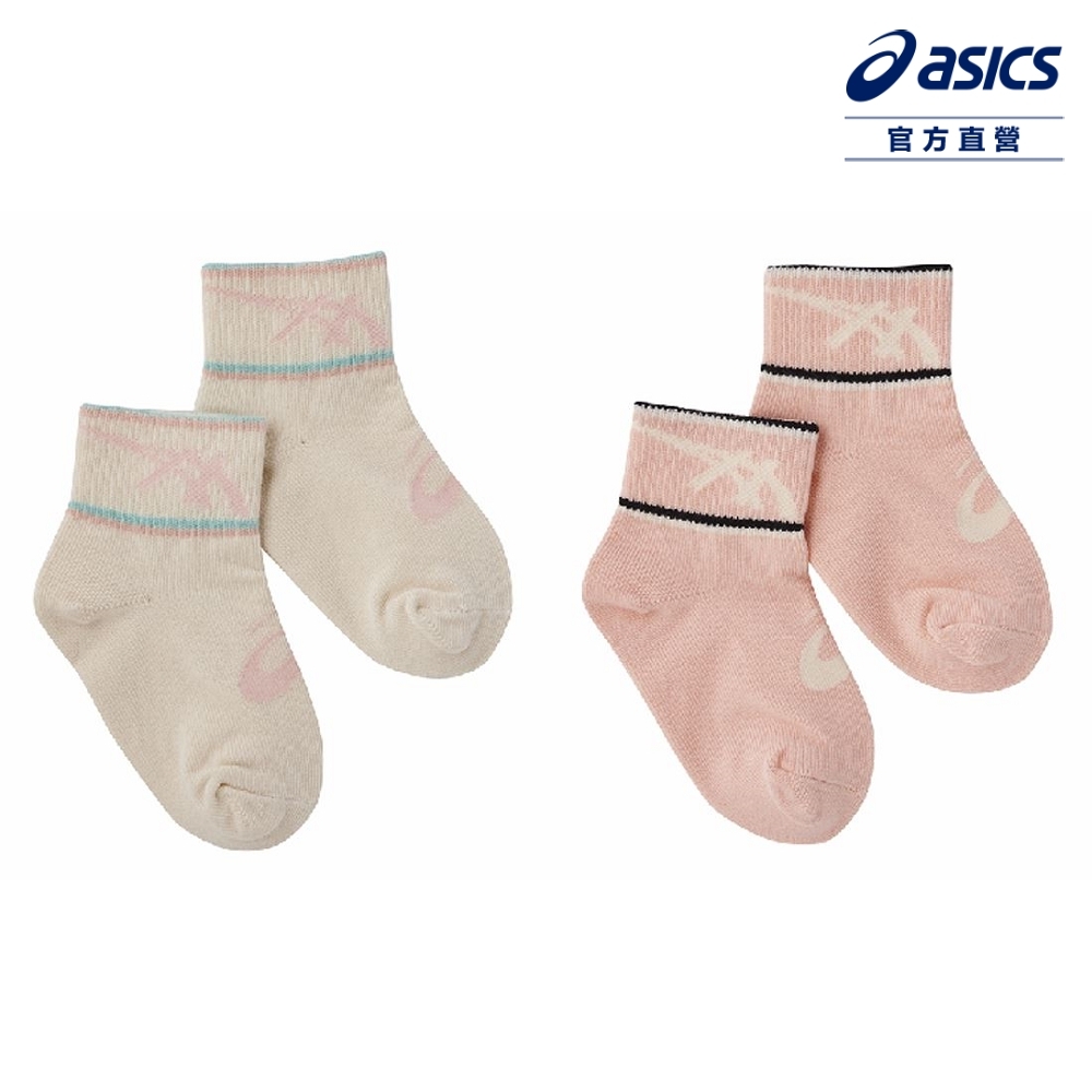 ASICS 亞瑟士 童 短筒襪 兒童 配件 (兩入組) 3034A075-700