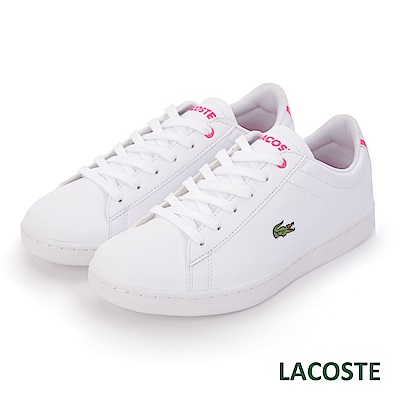 LACOSTE 女用運動休閒鞋-白色