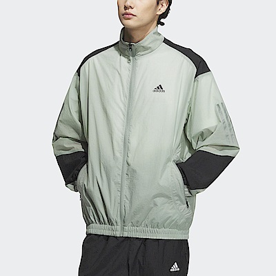 Adidas ST GF MH WV JKT IA6965 男 立領 外套 亞洲版 運動 訓練 休閒 寬鬆 綠