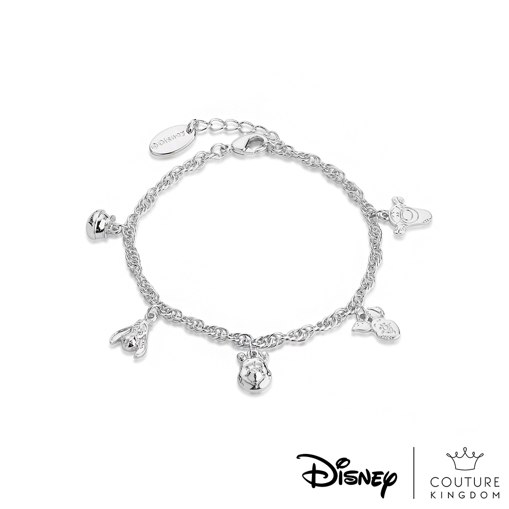 Disney Jewellery 迪士尼小熊維尼紀念95週年款鍍14K白金手鍊
