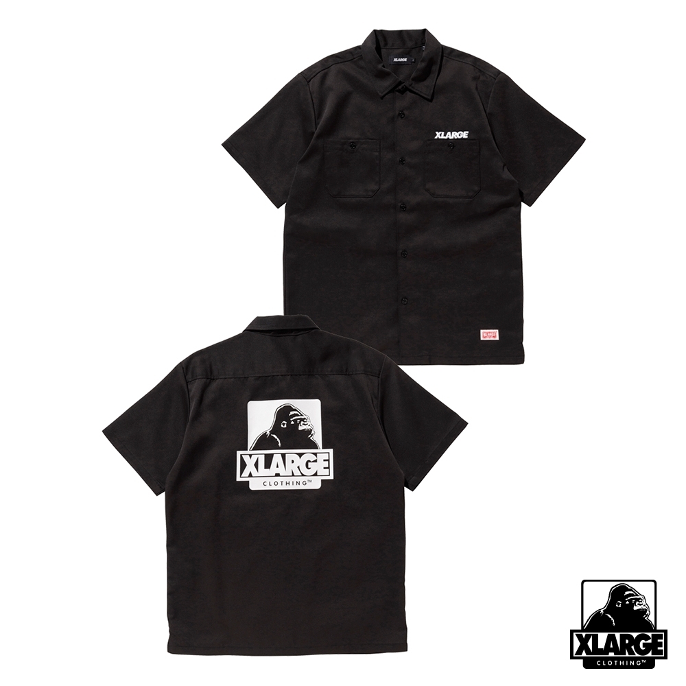 XLARGE S/S OG WORK SHIRT工作襯衫-黑