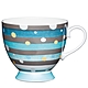 《KitchenCraft》高腳骨瓷馬克杯(繽紛藍400ml) | 水杯 茶杯 咖啡杯 product thumbnail 1