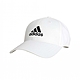 adidas 愛迪達 帽子 棒球帽 運動帽 遮陽帽 BBALL CAP COT 白 IB3243 product thumbnail 1