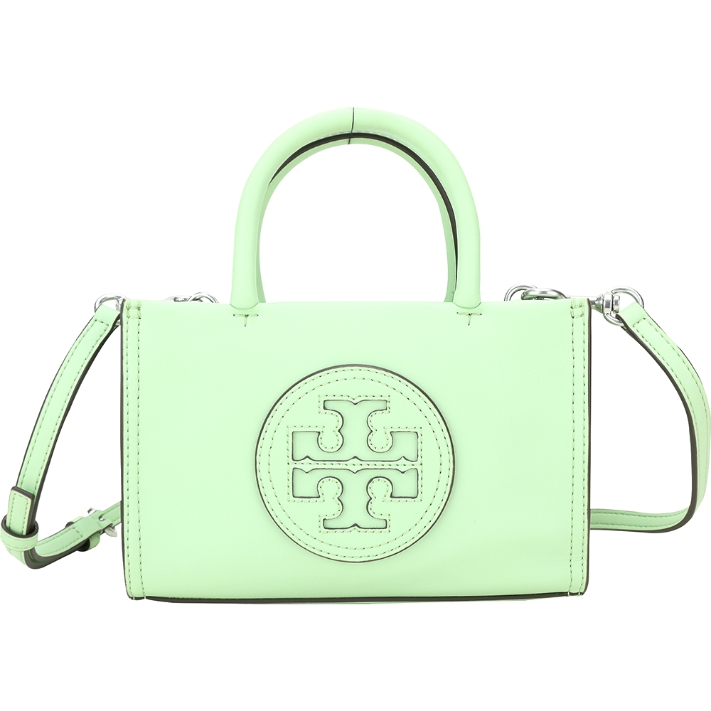 TORY BURCH Ella Bio 迷你款 雙T浮雕皮革托特包(3色) product image 1