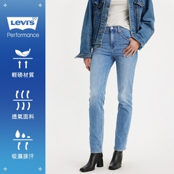 Levi s 女款724 涼感彈性高腰直筒牛仔褲