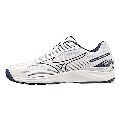 Mizuno Cyclone Speed 4 [V1GA238043] 男女 排球鞋 基本款 運動 訓練 輕量 白 藍紫