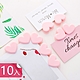 【芬菲文創】可愛愛心小夾子 粉色裝飾相片夾資料夾分類夾-10入 product thumbnail 1