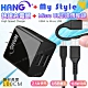 HANG C14 雙USB雙孔2.1A快速充電器 +MyStyle國際認證UL SR超耐折Type-C充電線-黑色組 product thumbnail 1