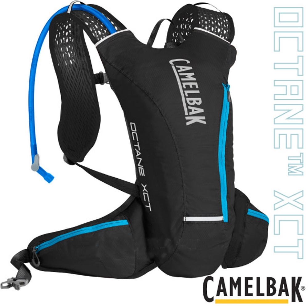 CAMELBAK Octane XCT 輕量多功能運動背包(附2L水袋)_黑/深天藍