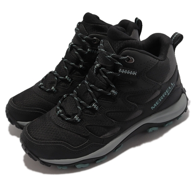 Merrell 戶外鞋 West Rim Sport GTX 女鞋 登山 越野 防水 彈性支撐 避震墊片 黑 灰 ML036552