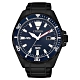 CITIZEN GENT'S光動能夏日潮流型男腕錶-黑X藍-BM7457-82L-43.5mm product thumbnail 1