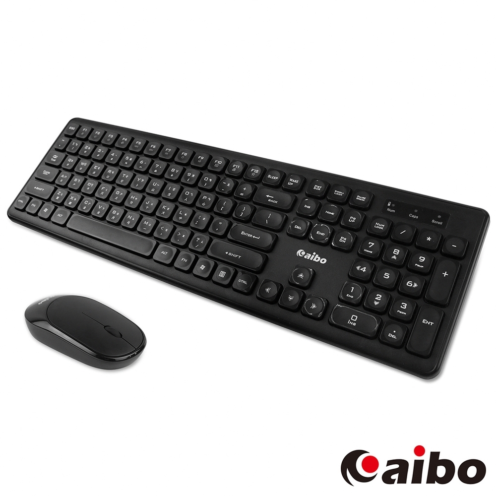 aibo KM10 超薄型文青風 2.4G無線鍵盤滑鼠組 product image 1